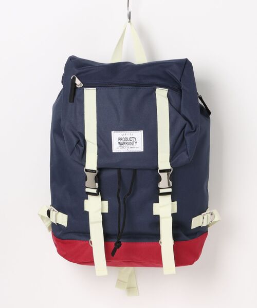 PRODUCTY WARRANTY（プロダクティワランティ）の「【PRODUCTY WARRANTY】ダブルバックル バックパック（バックパック/リュック・メンズ・チャコール/ブラック×ホワイト/グレー/ブラック/ベージュ/ネイビー/グレー系その他/ブラック系その他/ブラック系その他2/オリーブ/ブルー系その他・FREE）」の11枚目の写真