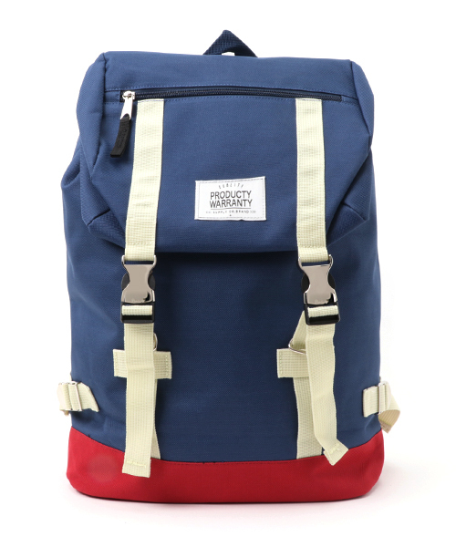 PRODUCTY WARRANTY（プロダクティワランティ）の「【PRODUCTY WARRANTY】ダブルバックル バックパック（バックパック/リュック・メンズ・チャコール/ブラック×ホワイト/グレー/ブラック/ベージュ/ネイビー/グレー系その他/ブラック系その他/ブラック系その他2/オリーブ/ブルー系その他・FREE）」の10枚目の写真