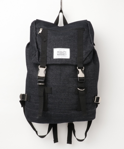 PRODUCTY WARRANTY（プロダクティワランティ）の「【PRODUCTY WARRANTY】ダブルバックル バックパック（バックパック/リュック・メンズ・チャコール/ブラック×ホワイト/グレー/ブラック/ベージュ/ネイビー/グレー系その他/ブラック系その他/ブラック系その他2/オリーブ/ブルー系その他・FREE）」の4枚目の写真