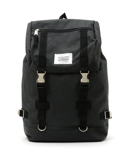 PRODUCTY WARRANTY（プロダクティワランティ）の「【PRODUCTY WARRANTY】ダブルバックル バックパック（バックパック/リュック・メンズ・チャコール/ブラック×ホワイト/グレー/ブラック/ベージュ/ネイビー/グレー系その他/ブラック系その他/ブラック系その他2/オリーブ/ブルー系その他・FREE）」の19枚目の写真