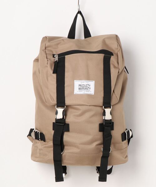 PRODUCTY WARRANTY（プロダクティワランティ）の「【PRODUCTY WARRANTY】ダブルバックル バックパック（バックパック/リュック・メンズ・チャコール/ブラック×ホワイト/グレー/ブラック/ベージュ/ネイビー/グレー系その他/ブラック系その他/ブラック系その他2/オリーブ/ブルー系その他・FREE）」の21枚目の写真