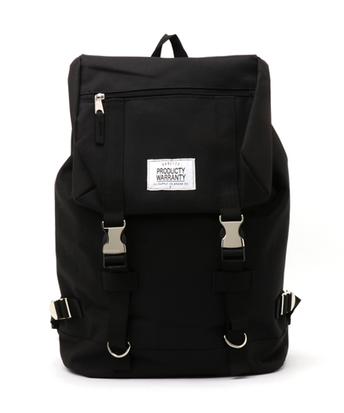PRODUCTY WARRANTY（プロダクティワランティ）の「【PRODUCTY WARRANTY】ダブルバックル バックパック（バックパック/リュック・メンズ・チャコール/ブラック×ホワイト/グレー/ブラック/ベージュ/ネイビー/グレー系その他/ブラック系その他/ブラック系その他2/オリーブ/ブルー系その他・FREE）」の12枚目の写真