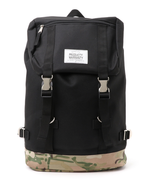 PRODUCTY WARRANTY（プロダクティワランティ）の「【PRODUCTY WARRANTY】ダブルバックル バックパック（バックパック/リュック・メンズ・チャコール/ブラック×ホワイト/グレー/ブラック/ベージュ/ネイビー/グレー系その他/ブラック系その他/ブラック系その他2/オリーブ/ブルー系その他・FREE）」の13枚目の写真