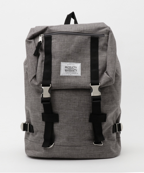 PRODUCTY WARRANTY（プロダクティワランティ）の「【PRODUCTY WARRANTY】ダブルバックル バックパック（バックパック/リュック・メンズ・チャコール/ブラック×ホワイト/グレー/ブラック/ベージュ/ネイビー/グレー系その他/ブラック系その他/ブラック系その他2/オリーブ/ブルー系その他・FREE）」の14枚目の写真
