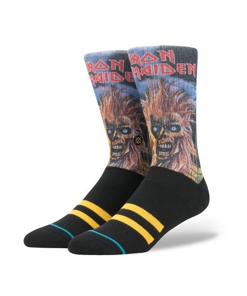 Stance スタンス の メンズ スタンス ソックス アイアンメイデン メタル バンド Stance Socks Iron Maiden ソックス 靴下 Wear