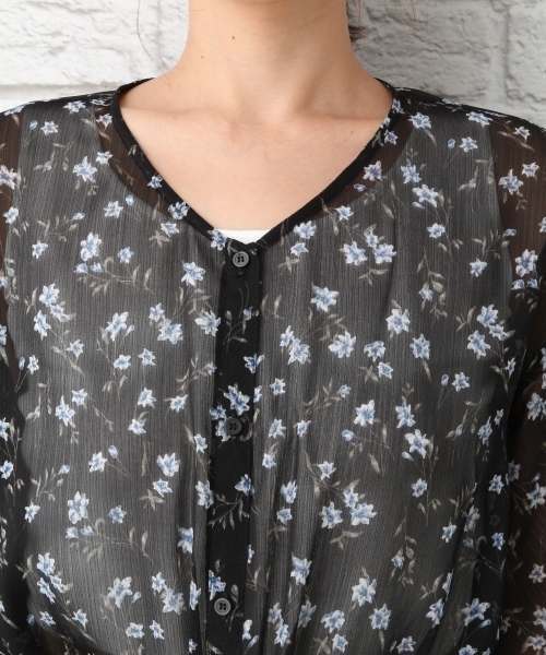 LEPSIM（レプシィム）の「ヨウリュウガラワンピコート 762127（ワンピース・レディース・マスタード/ブラック/ホワイト・LARGE/MEDIUM）」の11枚目の写真