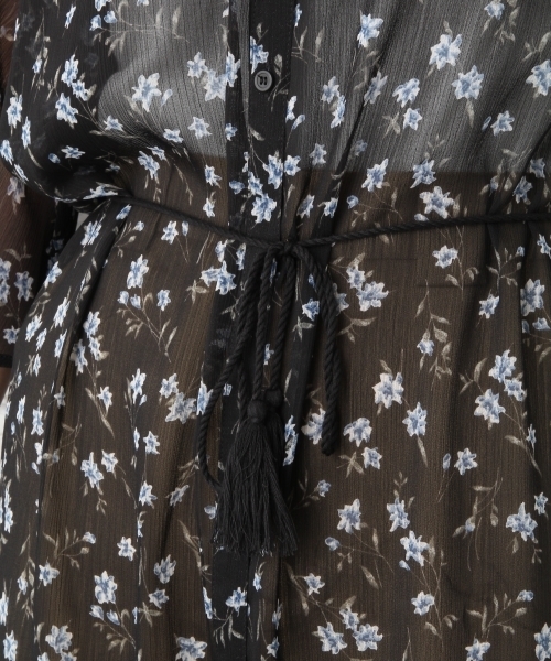 LEPSIM（レプシィム）の「ヨウリュウガラワンピコート 762127（ワンピース・レディース・マスタード/ブラック/ホワイト・LARGE/MEDIUM）」の14枚目の写真