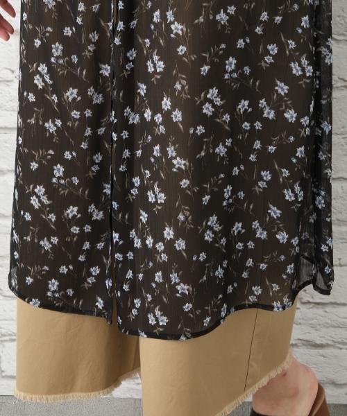 LEPSIM（レプシィム）の「ヨウリュウガラワンピコート 762127（ワンピース・レディース・マスタード/ブラック/ホワイト・LARGE/MEDIUM）」の15枚目の写真