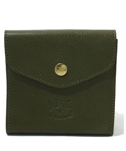 IL BISONTE（イルビゾンテ）の「IL BISONTE / ORIGINAL LEATHER / WALLET（財布・レディース・ダークブラウン/ブラック/グレー/ネイビー/オリーブ/カーキ/レッド/レンガ/オレンジ/グリーン/ライトブラウン/ナチュラル/ホワイト・FREE）」の9枚目の写真