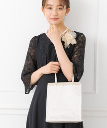 【アキアカネ】レースバッグ　エコバッグ　サブバッグ　花柄　さえら　高級　バラ アキアカネ】レースバッグ エコバッグ サブバッグ 花柄 さえら