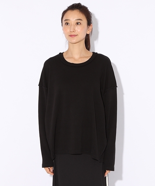 niko and...（ニコアンド）の「起毛フライスロング丈プルオーバー【niko and ...】（Tシャツ/カットソー・レディース・キャメル/ブラック/オフホワイト・LARGE/MEDIUM）」の10枚目の写真