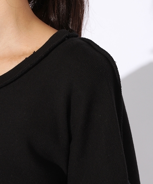 niko and...（ニコアンド）の「起毛フライスロング丈プルオーバー【niko and ...】（Tシャツ/カットソー・レディース・キャメル/ブラック/オフホワイト・LARGE/MEDIUM）」の13枚目の写真