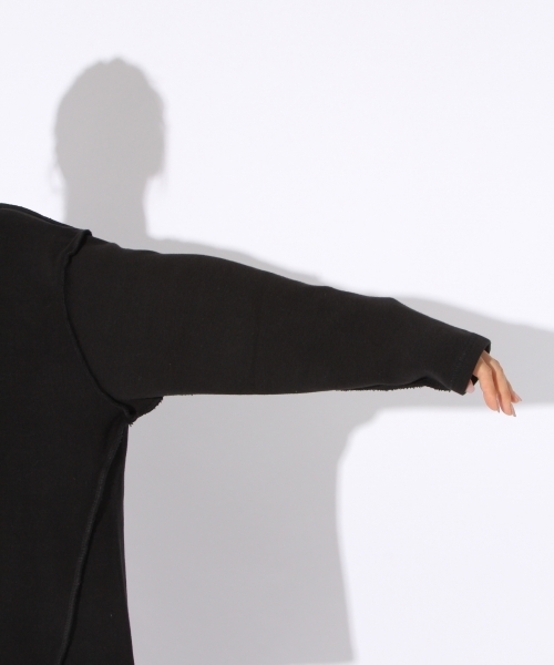 niko and...（ニコアンド）の「起毛フライスロング丈プルオーバー【niko and ...】（Tシャツ/カットソー・レディース・キャメル/ブラック/オフホワイト・LARGE/MEDIUM）」の14枚目の写真