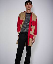 【FACTOTUM】C/NオックスフォードロングスタンドZIPブルゾン