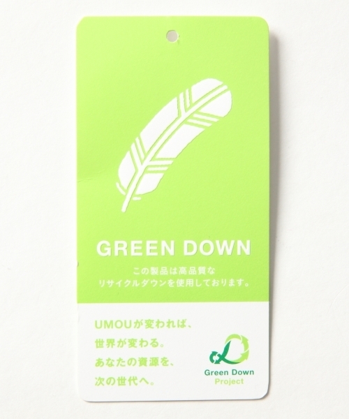 JEANASIS（ジーナシス）の「ビッグダウンブルゾン/763445（ダウンジャケット/コート・レディース・ブラック/オフホワイト・FREE）」の6枚目の写真