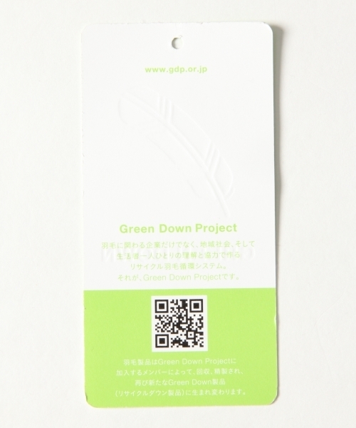 JEANASIS（ジーナシス）の「ビッグダウンブルゾン/763445（ダウンジャケット/コート・レディース・ブラック/オフホワイト・FREE）」の12枚目の写真