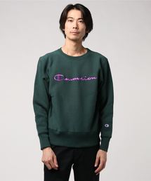 [Champion/チャンピオン] クルーネックロゴスウェット
