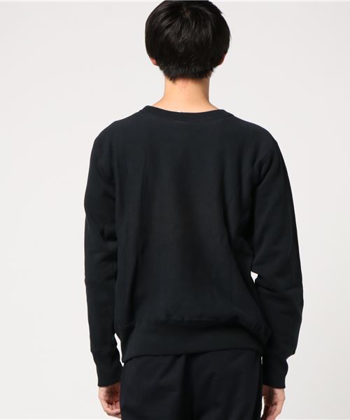 Champion（チャンピオン）の「[Champion/チャンピオン] クルーネックロゴスウェット（スウェット・メンズ・ブラック/シルバー/オートミール/ダークグリーン・L/M）」の8枚目の写真