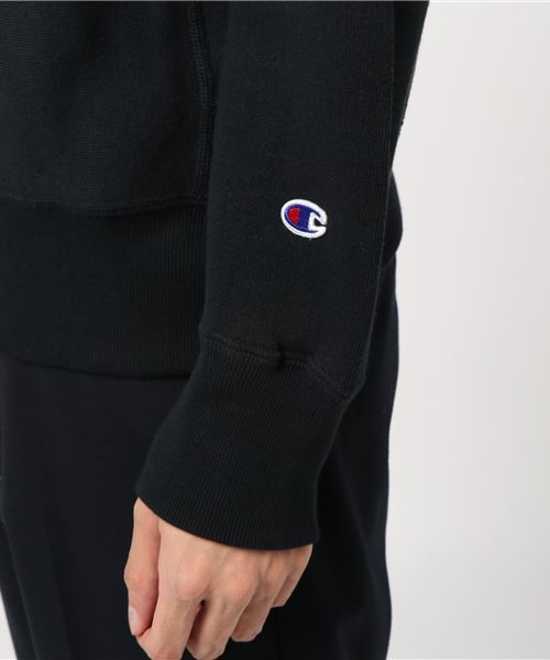 Champion（チャンピオン）の「[Champion/チャンピオン] クルーネックロゴスウェット（スウェット・メンズ・ブラック/シルバー/オートミール/ダークグリーン・L/M）」の10枚目の写真