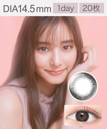 Ever Color（エバーカラー）の「EverColor 1day Natural ナチュラルブラック（20枚入り）（コンタクトレンズ・カラコン）」