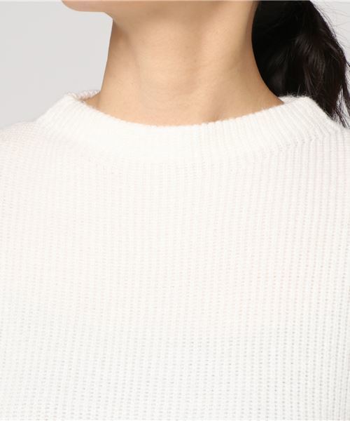 archives（アルシーヴ）の「袖リボンキャンディースリーブニット（ニット/セーター・レディース・ブラック/オフホワイト/ワイン・MEDIUM）」の8枚目の写真