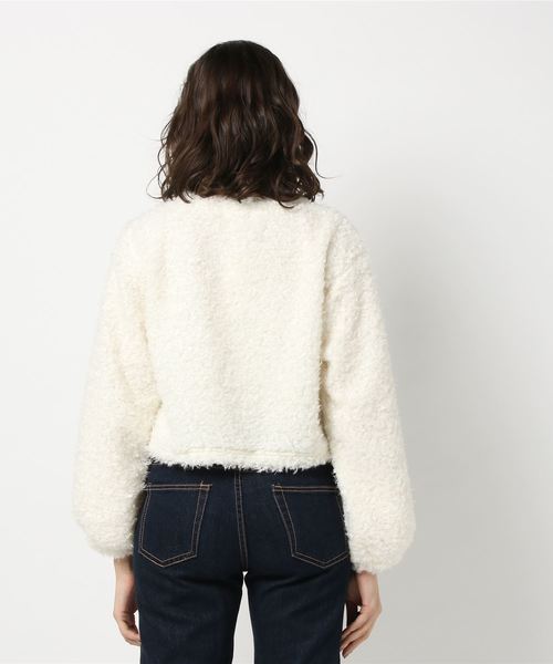 earth music&ecology（アースミュージックアンドエコロジー）の「・プードルプルオーバー（Tシャツ/カットソー・レディース・アイボリー/ライトピンク/ライトグレー/ブラック・FREE）」の6枚目の写真