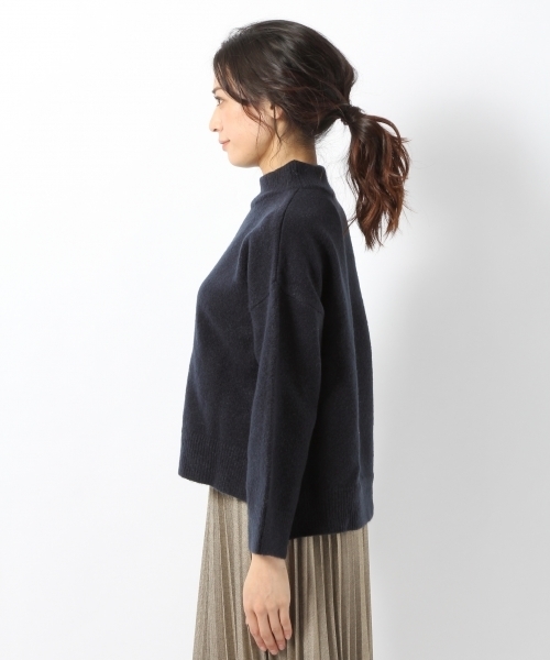 laboratory work（ラボラトリーワーク）の「ボトルネックニットプルオーバー（ニット/セーター・レディース・グレー系その他/ベージュ/ネイビー・MEDIUM）」の9枚目の写真