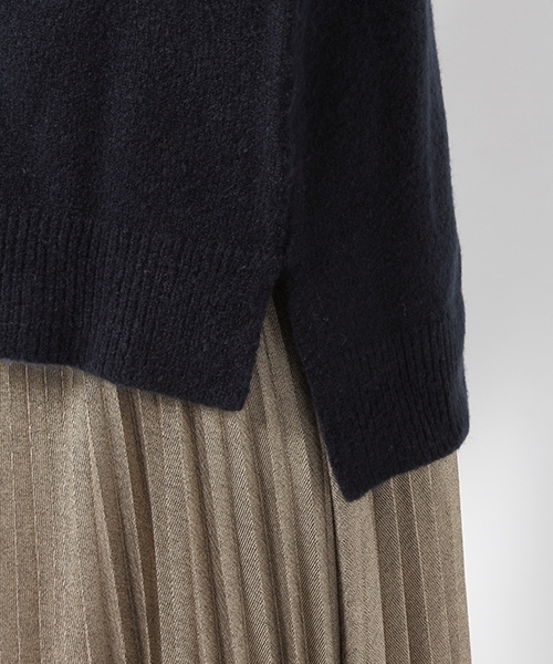 laboratory work（ラボラトリーワーク）の「ボトルネックニットプルオーバー（ニット/セーター・レディース・グレー系その他/ベージュ/ネイビー・MEDIUM）」の14枚目の写真