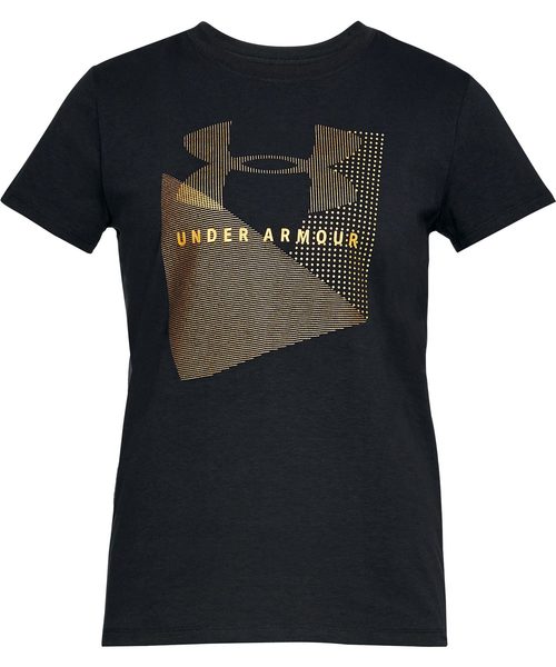 UNDER ARMOUR(アンダーアーマー)の「レディース ライフスタイル半袖Tシャツ / スポーツスタイルメッシュロゴクルー(Tシャツ/カットソー・レディース・ホワイト/ブラック・M/L/XL/S/SM/MD/LG)」の9枚目の写真