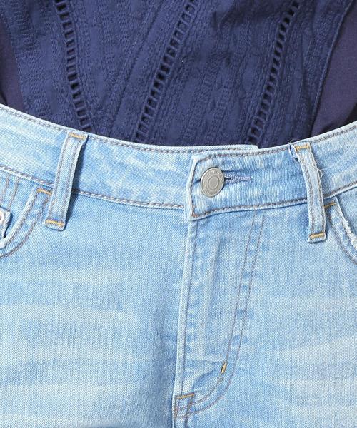 coen（コーエン）の「ストレッチスリムクロップドデニムパンツ（デニムパンツ・レディース・コバルトブルー/ライトブルー・MEDIUM/SMALL/LARGE）」の19枚目の写真