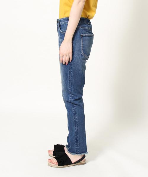 coen（コーエン）の「ストレッチスリムクロップドデニムパンツ（デニムパンツ・レディース・コバルトブルー/ライトブルー・MEDIUM/SMALL/LARGE）」の13枚目の写真