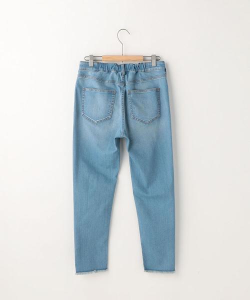 coen（コーエン）の「ストレッチスリムクロップドデニムパンツ（デニムパンツ・レディース・コバルトブルー/ライトブルー・MEDIUM/SMALL/LARGE）」の7枚目の写真