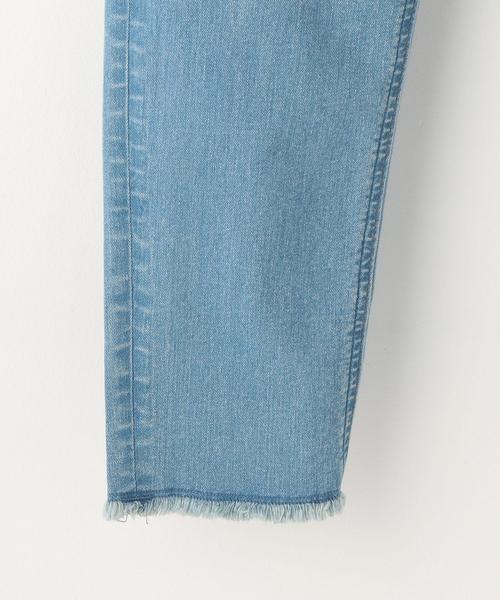 coen（コーエン）の「ストレッチスリムクロップドデニムパンツ（デニムパンツ・レディース・コバルトブルー/ライトブルー・MEDIUM/SMALL/LARGE）」の3枚目の写真