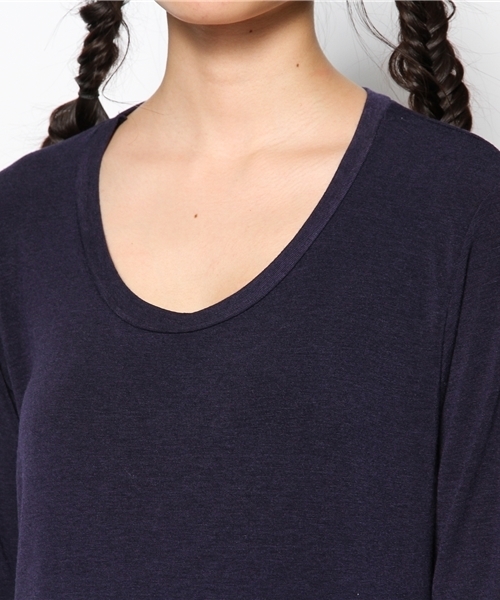 mystic（ミスティック）の「カットマキシOP（ワンピース・レディース・ネイビー/グレー・ﾌﾘ-）」の8枚目の写真