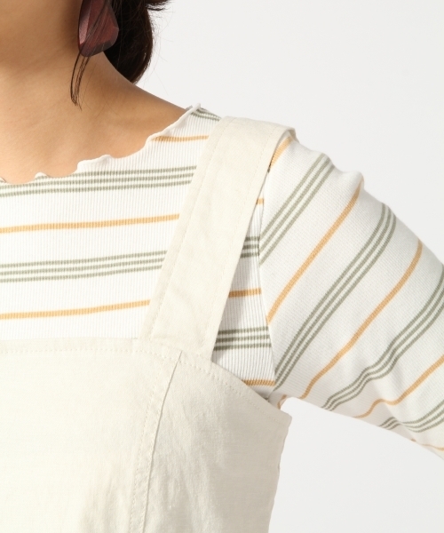 LOWRYS FARM（ローリーズファーム）の「★セットアイテム★ビスチェ&タイトスカート　793594（サロペット/オーバーオール・レディース・ブルー/アイボリー・MEDIUM/LARGE）」の8枚目の写真