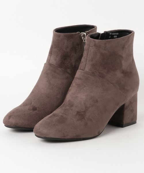 NATURAL BEAUTY BASIC（ナチュラルビューティーベーシック）の「【雑誌掲載】スレンダーショートブーツ（ブーツ・レディース・ブラック/グレー/ブラック系その他・23.5cm/24.5cm/23.0cm/24.0cm）」の4枚目の写真