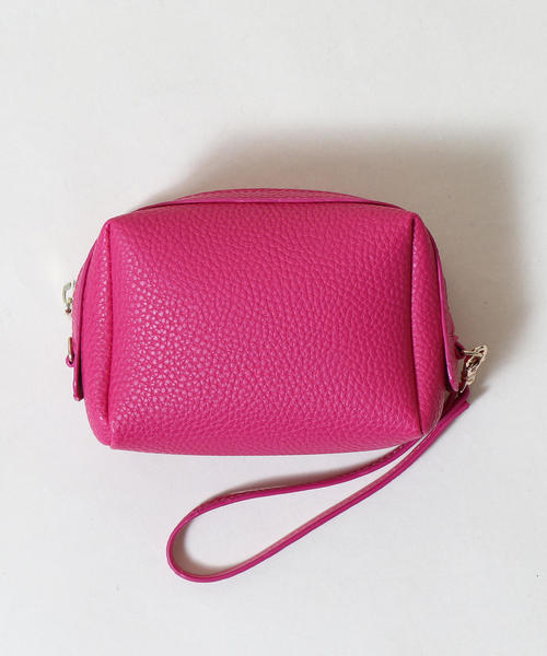 coen（コーエン）の「【ギフトにもおすすめ】フェイクレザーポーチ