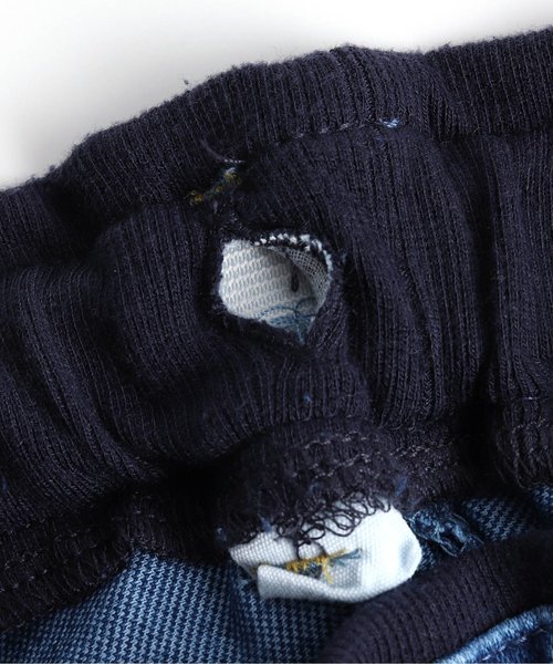 BREEZE（ブリーズ）の「デニムニットタックパンツ 10分丈（その他パンツ・キッズ・ネイビー/ブルー・100/110/90/130/140/120/80）」の10枚目の写真