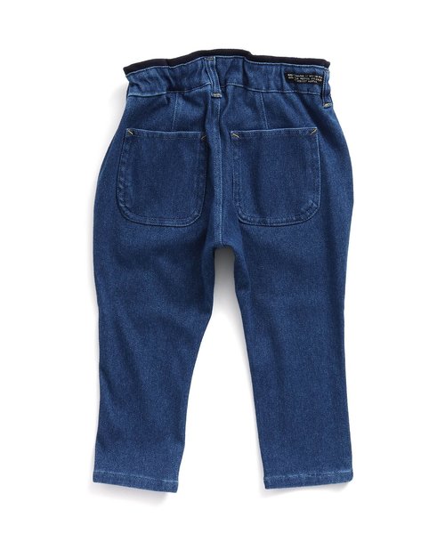 BREEZE（ブリーズ）の「デニムニットタックパンツ 10分丈（その他パンツ・キッズ・ネイビー/ブルー・100/110/90/130/140/120/80）」の12枚目の写真