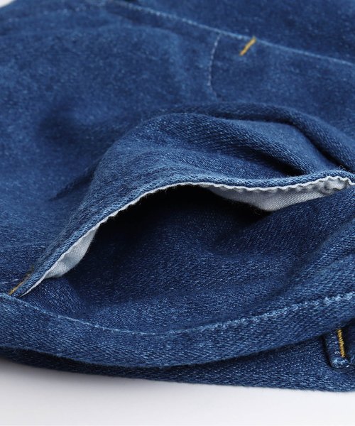 BREEZE（ブリーズ）の「デニムニットタックパンツ 10分丈（その他パンツ・キッズ・ネイビー/ブルー・100/110/90/130/140/120/80）」の16枚目の写真