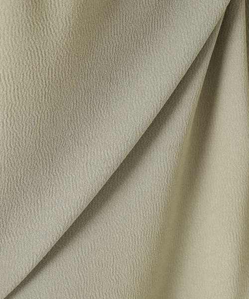 VERMEIL par iena(ヴェルメイユパーイエナ)の「バックサテンジョーゼットギャザーワンピース◆(ワンピース・レディース・ブラック/カーキ/グリーン・FREE)」の15枚目の写真