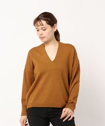 AMERICAN HOLIC | ・抜け衿ニットプルオーバー(ニット/セーター)