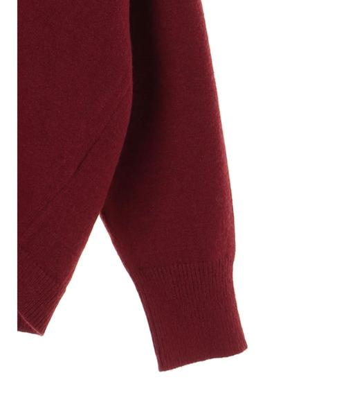 AMERICAN HOLIC（アメリカンホリック）の「・抜け衿ニットプルオーバー（ニット/セーター・レディース・ピンク/ブラック/ベージュ/マスタード/ライトベージュ/グリーン・M/L）」の15枚目の写真