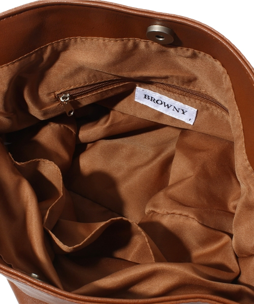 WEGO(ウィゴー)の「WEGO/フェイクレザーショルダーバッグ(ショルダーバッグ・レディース・ブラック/ブラウン/グリーン・FREE)」の8枚目の写真