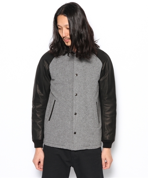 ESTNATION ×MARVY JAMOKE　牛革レザー スタジャン Sサイズ ESTNATION ×MARVY JAMOKE 牛革レザー スタジャン Sサイズ - メルカリ