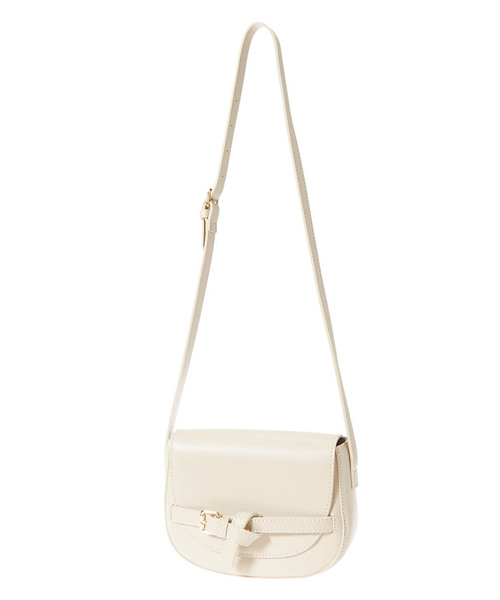 Edit Sheen(エディットシーン)の「ベルトデザインポシェット(ショルダーバッグ・レディース・ブラック/アイボリー/モカ・FREE)」の4枚目の写真