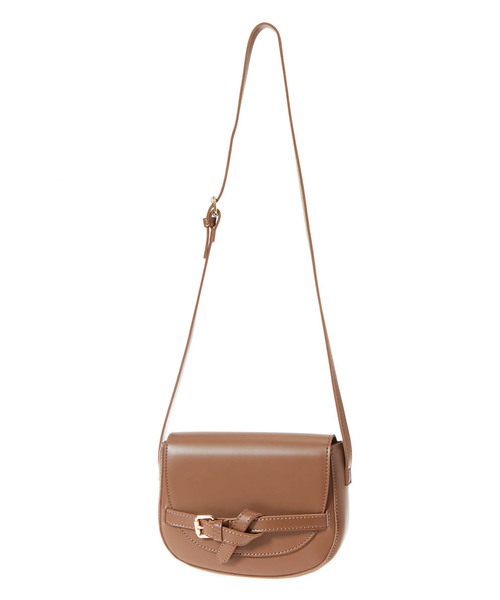 Edit Sheen(エディットシーン)の「ベルトデザインポシェット(ショルダーバッグ・レディース・ブラック/アイボリー/モカ・FREE)」の10枚目の写真