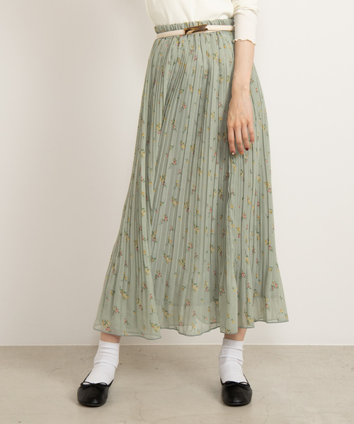 WEGO（ウィゴー）の「WEGO/シフォンプリーツロングスカート（スカート・レディース・その他2/その他4/その他1/ブラック/ライトピンク/その他3/ライトベージュ/アイボリー/その他5/アニマル/その他6/その他7/ドット/その他8/その他9/その他10/その他11/その他13/その他12/ダークグリーン/その他14/ピンク/その他15・FREE）」の9枚目の写真