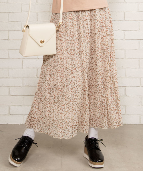 WEGO（ウィゴー）の「WEGO/シフォンプリーツロングスカート（スカート・レディース・その他2/その他4/その他1/ブラック/ライトピンク/その他3/ライトベージュ/アイボリー/その他5/アニマル/その他6/その他7/ドット/その他8/その他9/その他10/その他11/その他13/その他12/ダークグリーン/その他14/ピンク/その他15・FREE）」の11枚目の写真