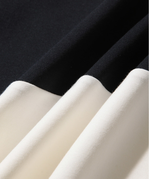 ADAM ET ROPE'（アダムエロペ）の「ポンチラインTシャツ（Tシャツ/カットソー・メンズ・ネイビー/ホワイト・L/M）」の11枚目の写真